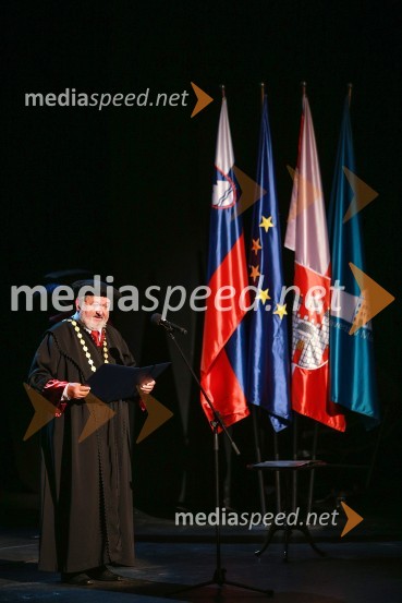 prof. dr. Igor Tičar, rektor, Univerza v Mariboru40 let Univerze v Mariboru, svečanost