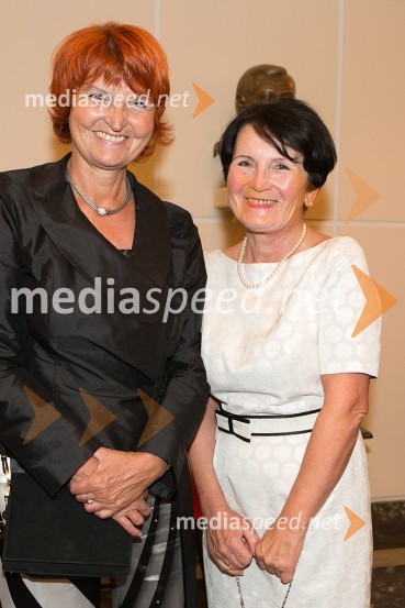  Branka Aleš, nekdanja računovodkinja SLG Celje;  Greta DobršekUčene ženske po motivih Molièrovih Učenih žensk, premiera SLG Celje