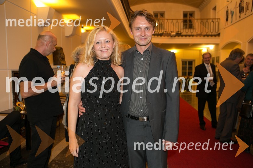 mag. Tina Kosi, upravnica SLG Celje;  Peter Srpčič, direktor Mestnega gledališča PtujUčene ženske po motivih Molièrovih Učenih žensk, premiera SLG Celje