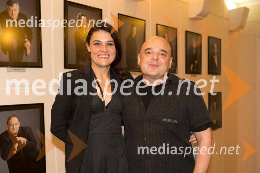  Pia Zemljič, igralka;  Branko  Rožman, avtor glasbe in korepetitorUčene ženske po motivih Molièrovih Učenih žensk, premiera SLG Celje