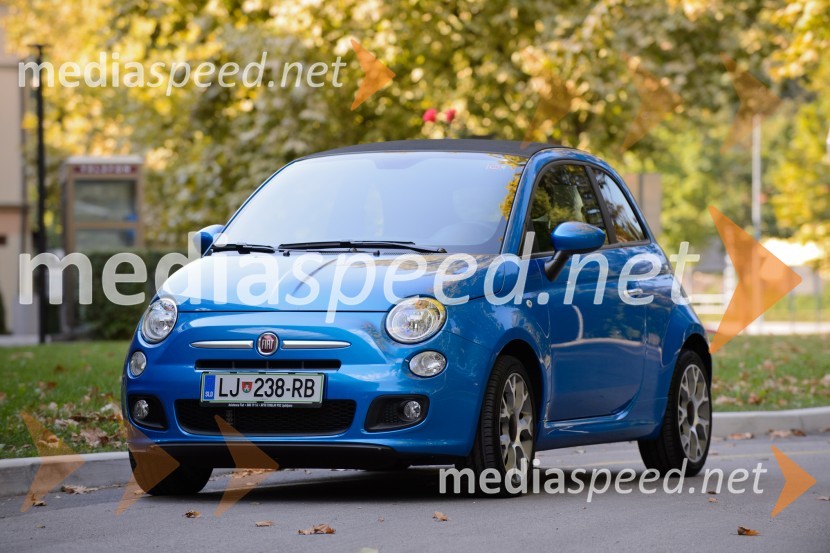 Fiat 500C 1.2 8V SportFiat 500C 1.2 8V Sport, mediaspeed test