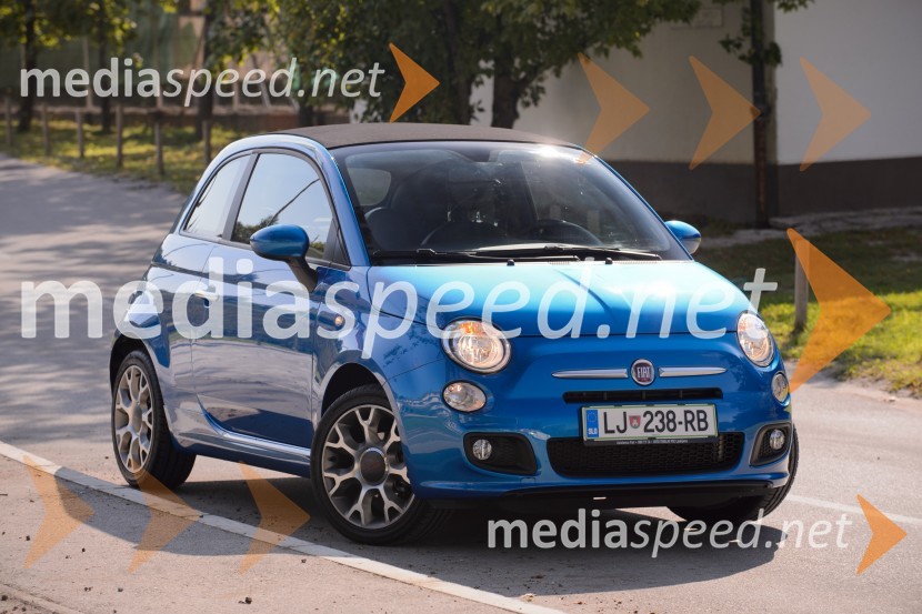 Fiat 500C 1.2 8V SportFiat 500C 1.2 8V Sport, mediaspeed test