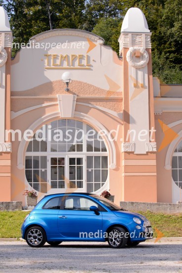 Fiat 500C 1.2 8V SportFiat 500C 1.2 8V Sport, mediaspeed test