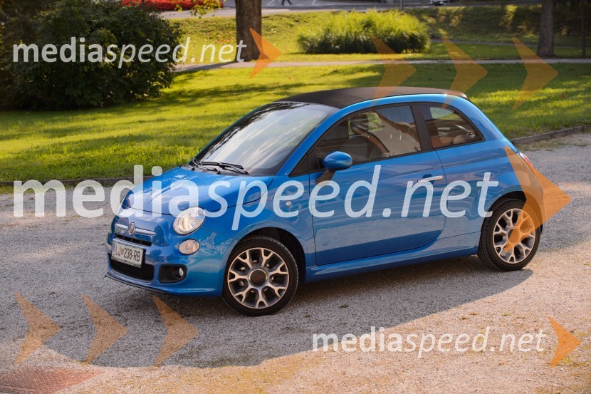 Fiat 500C 1.2 8V SportFiat 500C 1.2 8V Sport, mediaspeed test