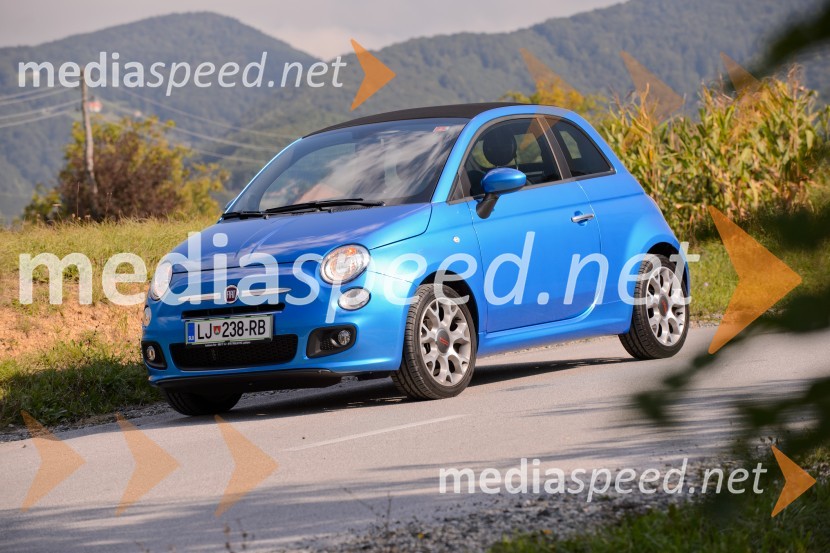 Fiat 500C 1.2 8V SportFiat 500C 1.2 8V Sport, mediaspeed test