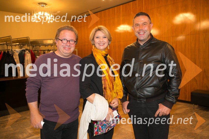  Jaša Jamnik, režiser;  Vesna Pernarčič, igralka;  Danijel Malalan, igralecČudežna terapija, premiera MGL