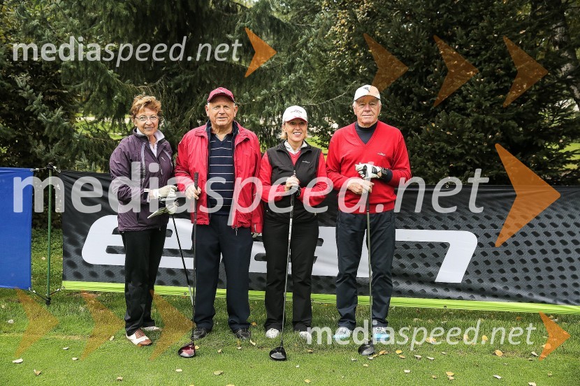 prof. dr. Andreja Kocijančič, dolgoletna predstojnica Kliničnega oddelka za endokrinologijo, diabetes in presnovne bolezni, nekdanja rektorica Univerze v Ljubljani;  Janez 	 Kocijančič, nekdanji predsednik OKS ;  Alenka Vogrinec;  Tone Vogrinec, športni in smučarski funkcionarGolf turnir z Bojanom Križajem 2015