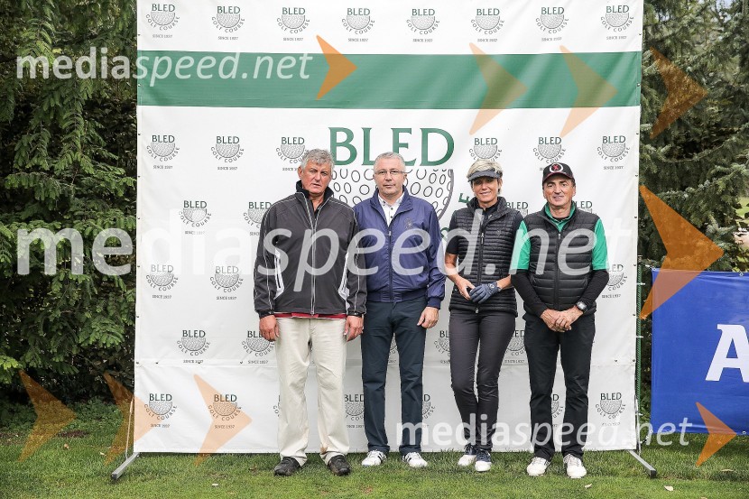  Ljubo  Prkačin;  Pero Čosić;  Irena  Baronik;  Peter VerbičGolf turnir z Bojanom Križajem 2015