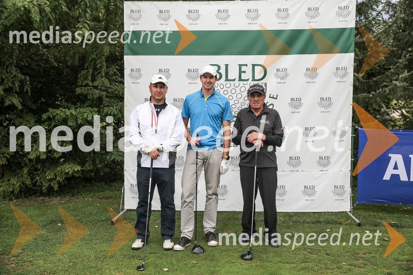  Gregor Fric, Merit International;  Marko Kolenc;  Toni BožičGolf turnir z Bojanom Križajem 2015