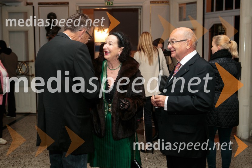   Igor  Samobor, igralec, ravnatelj SNG Drama Ljubljana;  Polona Vetrih, igralka;  Mitja Rotovnik, nekdanji direktor Cankarjevega domaEvropa, premiera predstave Vinka Möderndorferja