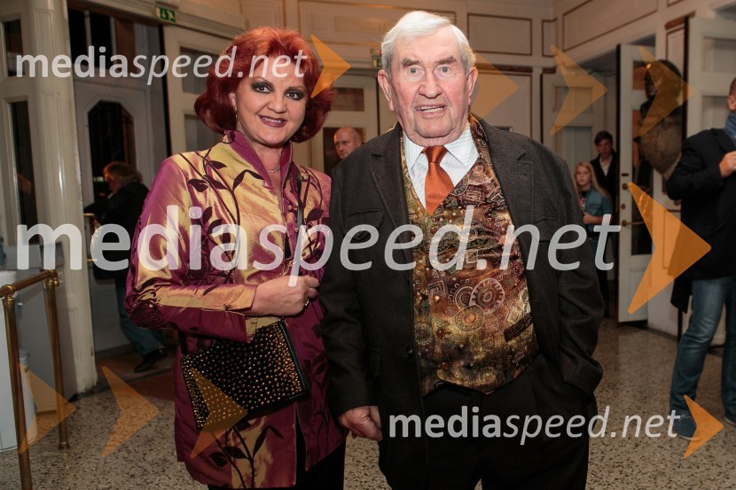  Milena  Morača, operna pevka;  Jurij  Souček, igralecEvropa, premiera predstave Vinka Möderndorferja