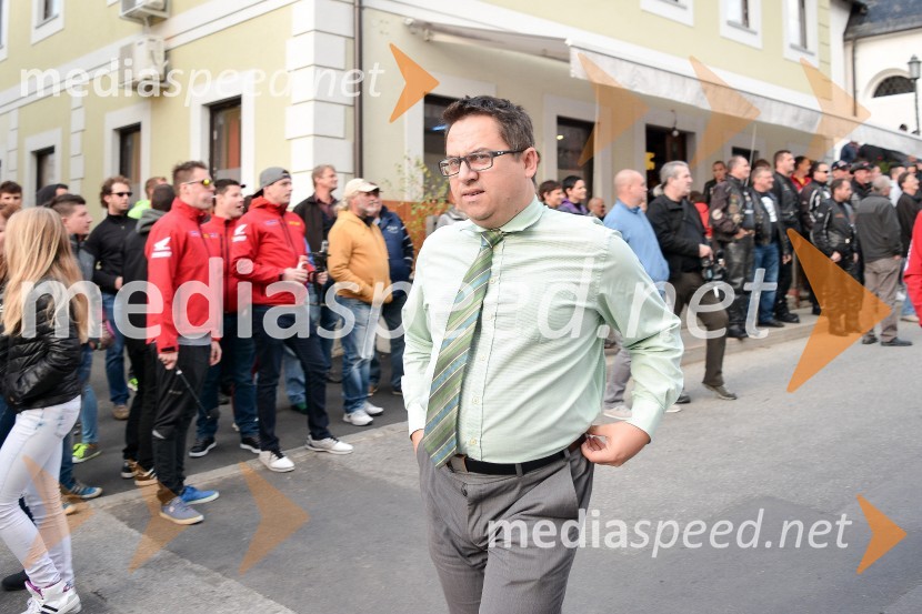 Sprejem Tima Gajserja, svetovnega prvaka v motokrosu