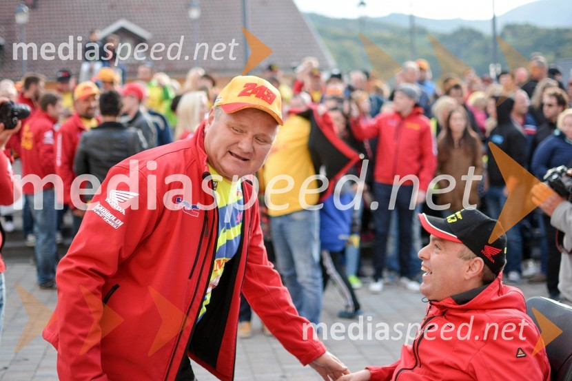 Sprejem Tima Gajserja, svetovnega prvaka v motokrosu