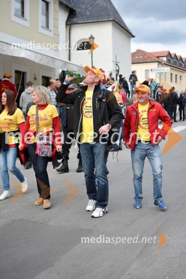 Sprejem Tima Gajserja, svetovnega prvaka v motokrosu