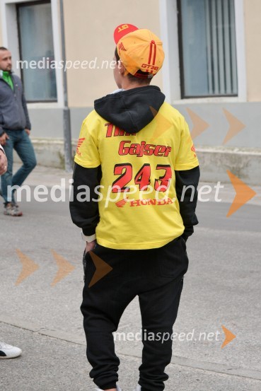 Sprejem Tima Gajserja, svetovnega prvaka v motokrosu