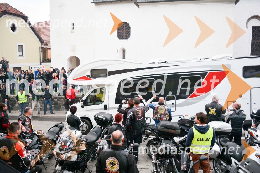 Sprejem Tima Gajserja, svetovnega prvaka v motokrosu