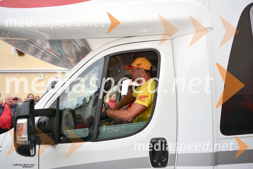  Bogomir Gajser, motokrosist (Motocross-Ski Gajser team)Sprejem Tima Gajserja, svetovnega prvaka v motokrosu