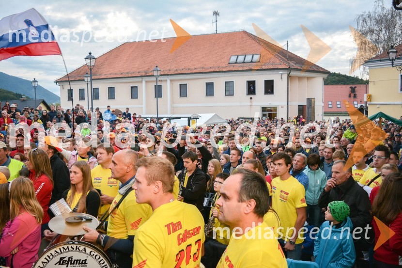 Sprejem Tima Gajserja, svetovnega prvaka v motokrosu