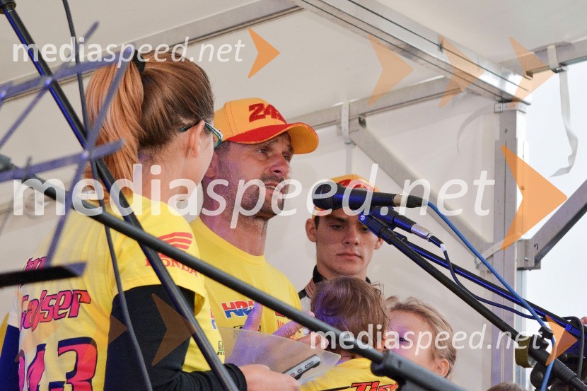  Bogomir Gajser, motokrosist (Motocross-Ski Gajser team)Sprejem Tima Gajserja, svetovnega prvaka v motokrosu