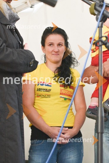  Vesna Gajser, mati Tima GajserjaSprejem Tima Gajserja, svetovnega prvaka v motokrosu