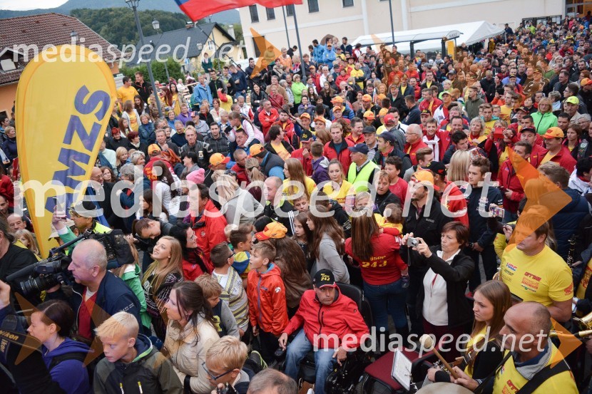 Sprejem Tima Gajserja, svetovnega prvaka v motokrosu