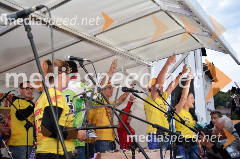 Sprejem Tima Gajserja, svetovnega prvaka v motokrosu