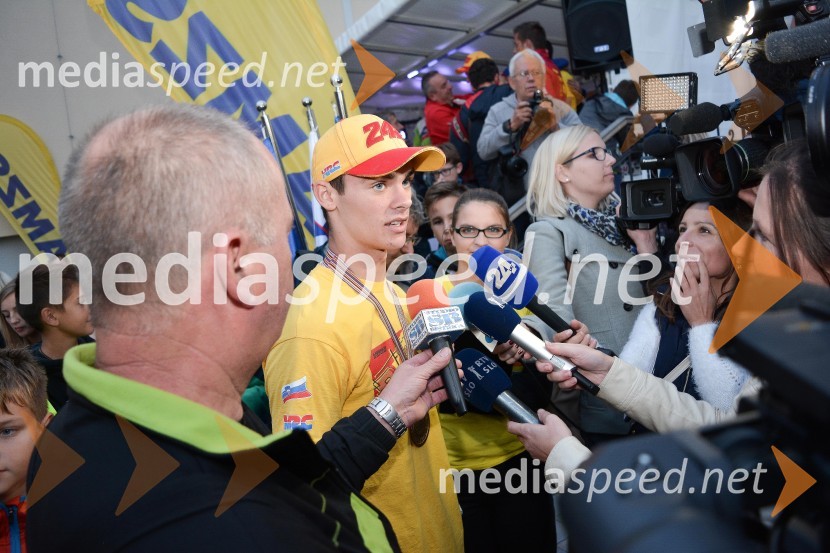  Tim Gajser, motokrosist (Motocross-Ski Gajser team)Sprejem Tima Gajserja, svetovnega prvaka v motokrosu