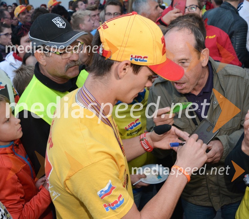  Tim Gajser, motokrosist (Motocross-Ski Gajser team)Sprejem Tima Gajserja, svetovnega prvaka v motokrosu