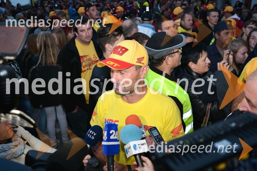  Bogomir Gajser, motokrosist (Motocross-Ski Gajser team)Sprejem Tima Gajserja, svetovnega prvaka v motokrosu