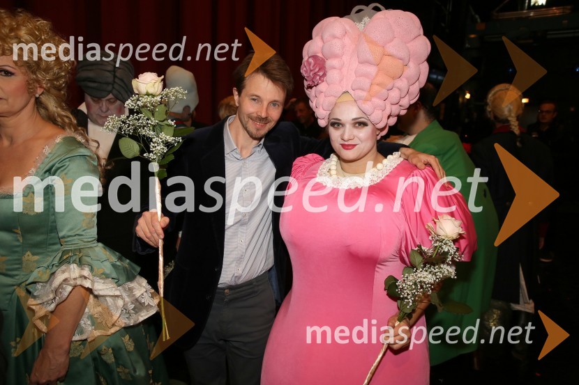  Joshua Held, scenograf;  Nina Dominko, operna pevkaSeviljski brivec, premiera opere