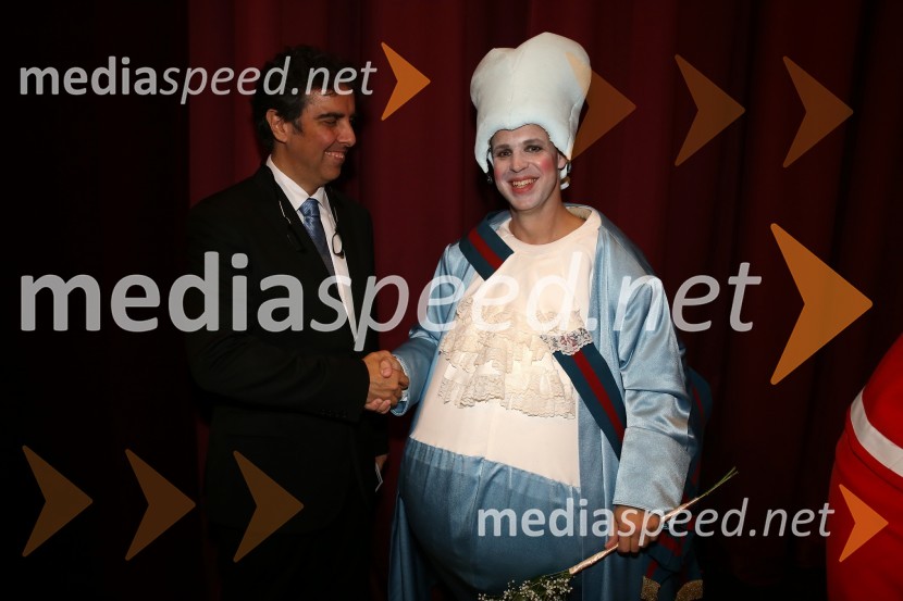  Pier Francesco  Maestrini, režiser;  Martin Sušnik, operni solistSeviljski brivec, premiera opere