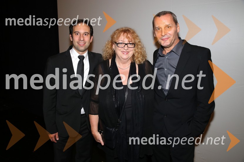  Simon Krečič, umetniški in glasbeni direktor Opere SNG Maribor;  Alenka Cilenšek, igralka;  Danilo Rošker, direktor SNG MariborSeviljski brivec, premiera opere