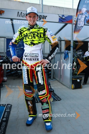  Matej Žagar, speedwayist (Slovenija)Žagar v avstralskem kombinezonu na VN Poljske