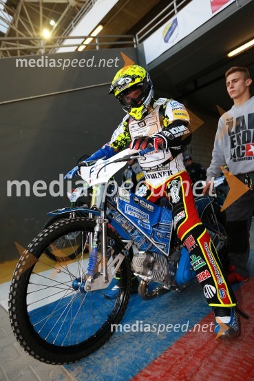  Matej Žagar, speedwayist (Slovenija)Žagar v avstralskem kombinezonu na VN Poljske