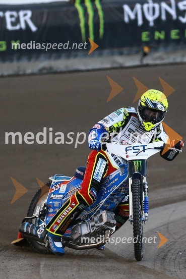  Matej Žagar, speedwayist (Slovenija)Žagar v avstralskem kombinezonu na VN Poljske