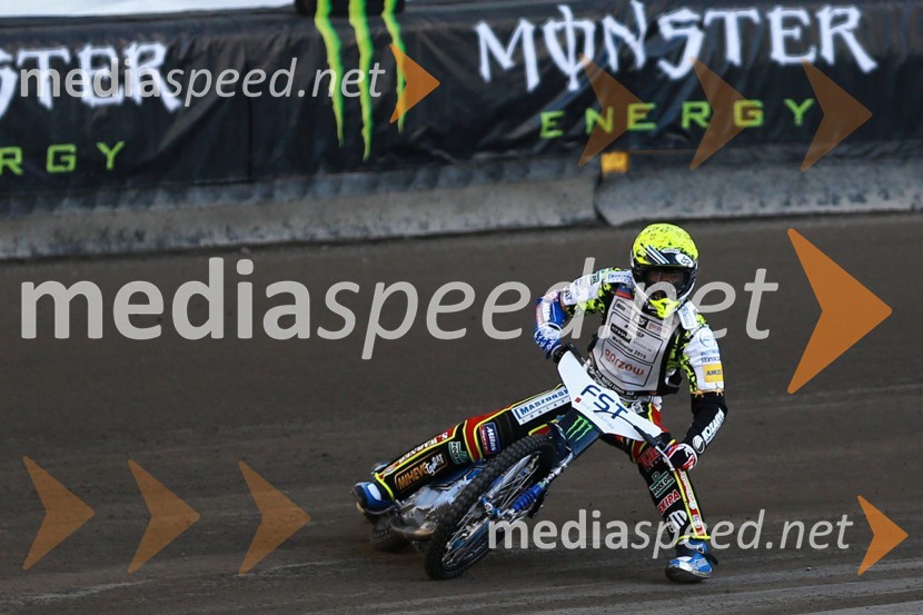  Matej Žagar, speedwayist (Slovenija)Žagar v avstralskem kombinezonu na VN Poljske