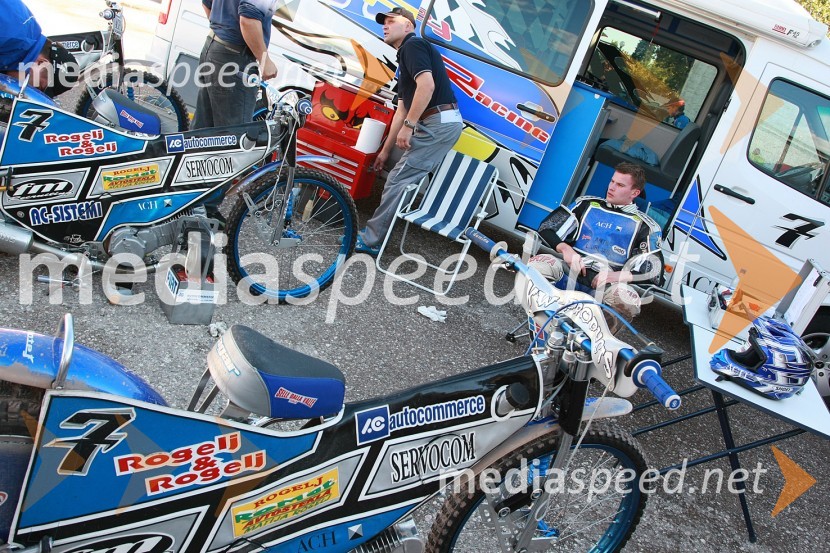 Matej Žagar (AMTK Ljubljana)SPEEDWAY Krško, trening