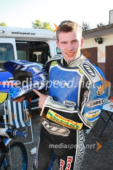 Matej Žagar (AMTK Ljubljana)SPEEDWAY Krško, trening