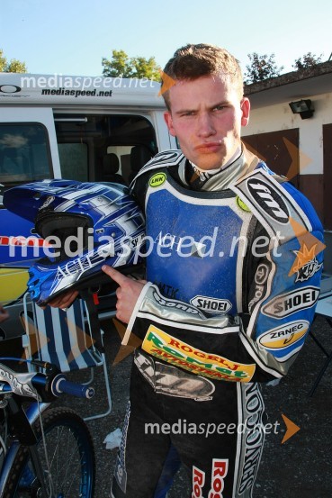 Matej Žagar (AMTK Ljubljana)SPEEDWAY Krško, trening