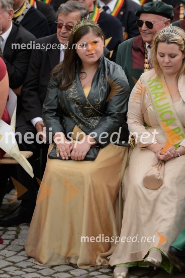  Mateja Šek, kraljica Jeruzalemske vinske ceste;  ... Trgatev Stare trte 2015