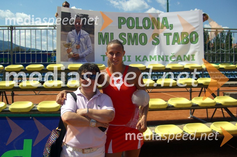 Dragica Petrovič, režiserka in producentka in Polona Hercog, tenisačicaPolona Hercog, tenisačica