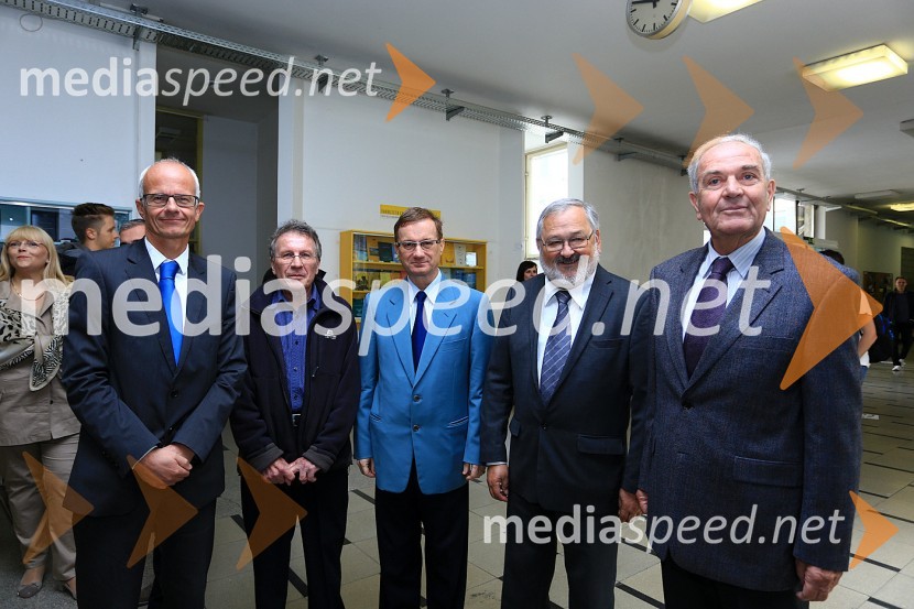 prof. dr. Miroslav Premrov, dekan, Fakulteta za gradbeništvo, Univerza v Mariboru;  ... ;  ... ; prof. dr. Igor Tičar, rektor, Univerza v Mariboru;  ... 20. obletnica Fakultete za gradbeništvo, prometno inženirstvo in arhitekturo Maribor