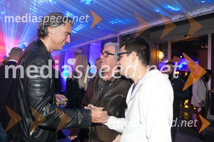  Jan Plestenjak, pevec;  Lado  Leskovar, pevec in ambasador Unicef;  Martin LeskovarSoba 102 praznovala 1. rojstni dan