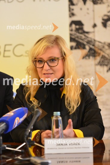  Janja  Viher, direktorica Zavoda za turizem Maribor-PohorjePubec - štajerska mlada vina, predstavitev projekta