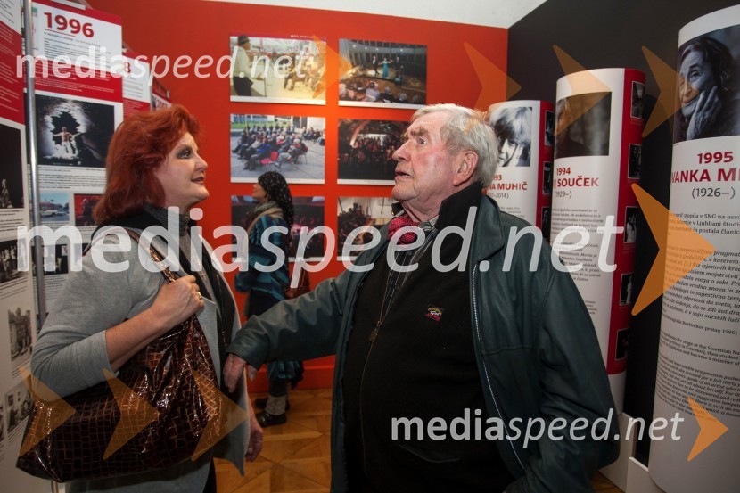  Milena  Morača, operna pevka;  Jurij  Souček, igralec50. Borštnikovo srečanje, otvoritev razstave in festivala