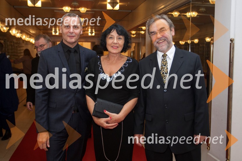  Danilo Rošker, direktor SNG Maribor;  Jelka Černivec, podžupanja Mestne občine Maribor; mag. Zdravko Luketič, podžupan, Mestna občina Maribor50. Borštnikovo srečanje, otvoritev razstave in festivala