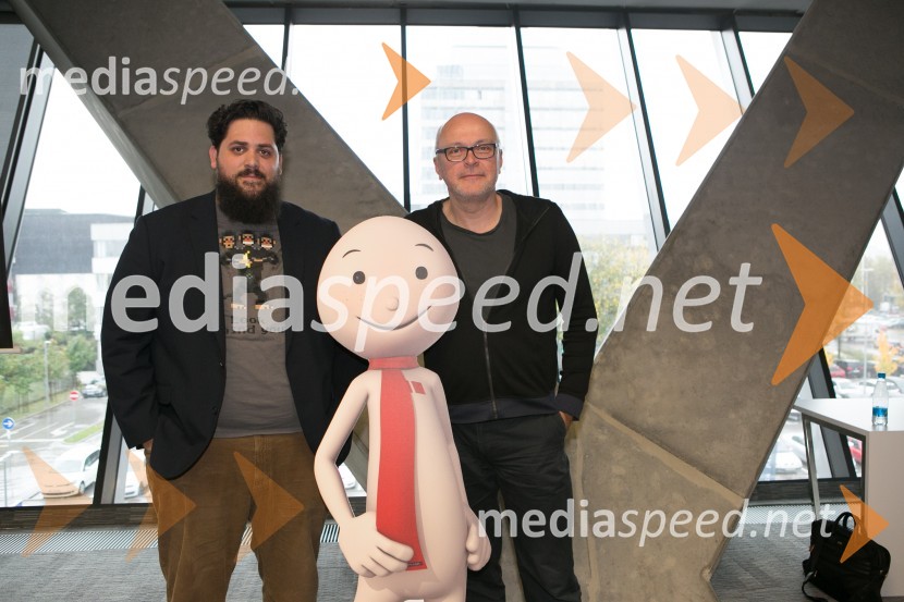  Boštjan Gorenc - Pižama, stand up komik;  Miha Mazzini, pisatelj, kolumnist, scenaristAkademija Prva 2015