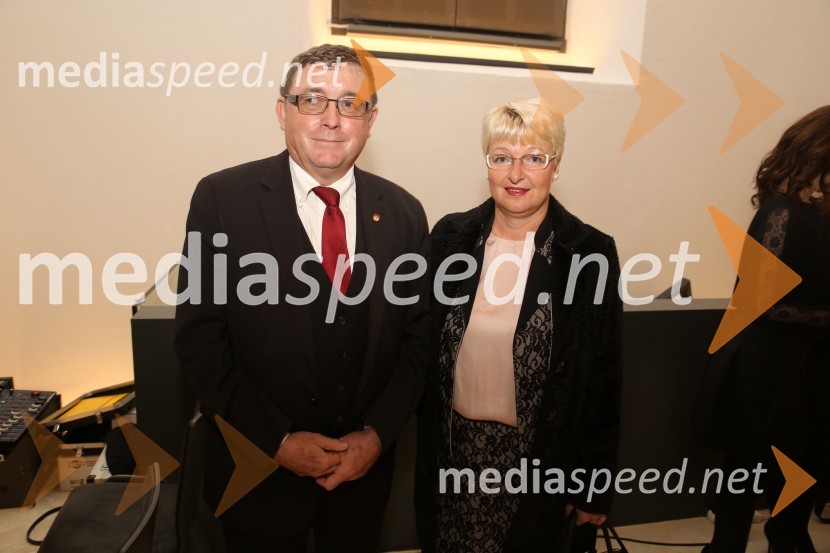 dr. Andrej Fištravec, župan, Mestna občina Maribor;  Irena Polak FištravecJožef Smej postal častni občan Mestne občine Maribor