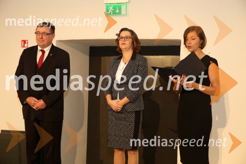 dr. Andrej Fištravec, župan, Mestna občina Maribor;  Lidija Divjak Mirnik, direktorica Študentskih domov UM, mestna svetnica MOM (LPR);  ... Jožef Smej postal častni občan Mestne občine Maribor