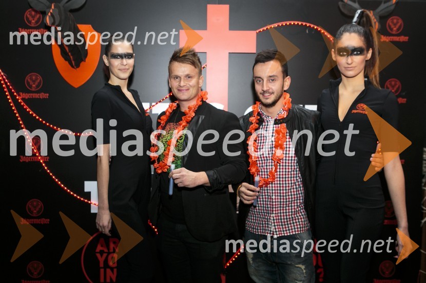  ... ;  Tadej Bricelj, imitator, kreativni producent ;  Adi  Krasnič  ;  Tijana Taja  SoldoZnani Slovenci na zabavi z Jägermeistrom